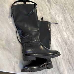 Studded Schutz rain boots